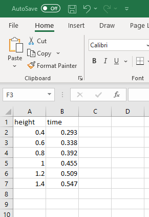 excel column title