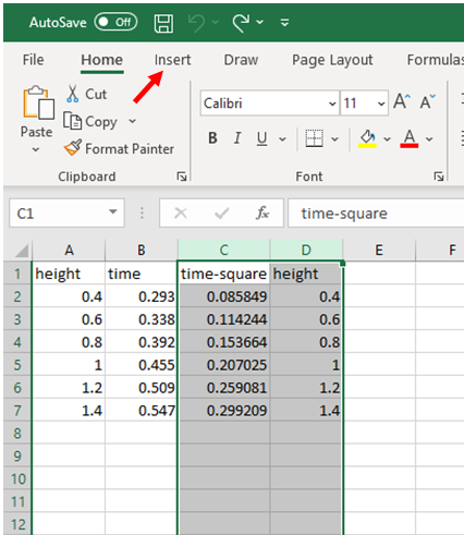 excel-columns-select-insert-for-graph