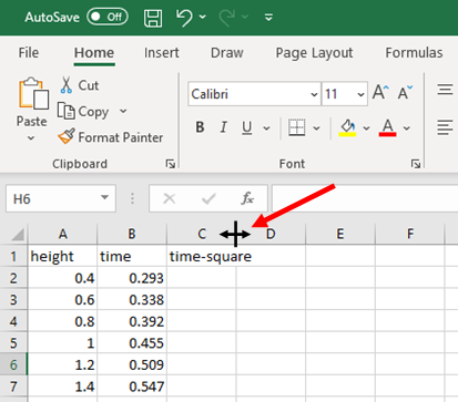 excel column3 title accomodate the title