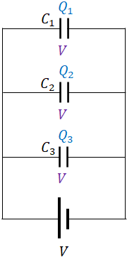 capacitors in parallel circuit